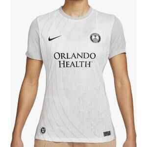 Nike Orlando Pride Stadium Women's Dri-FIT Soccer Jersey White Medium Silver L